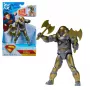 Action Figure Superman Hammer of Boravia 6-inch, filmas stils, ietver 2 aksesuārus, zelta/pelēkā krāsā