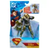 Action Figure Superman Hammer of Boravia 6-inch, filmas stils, ietver 2 aksesuārus, zelta/pelēkā krāsā