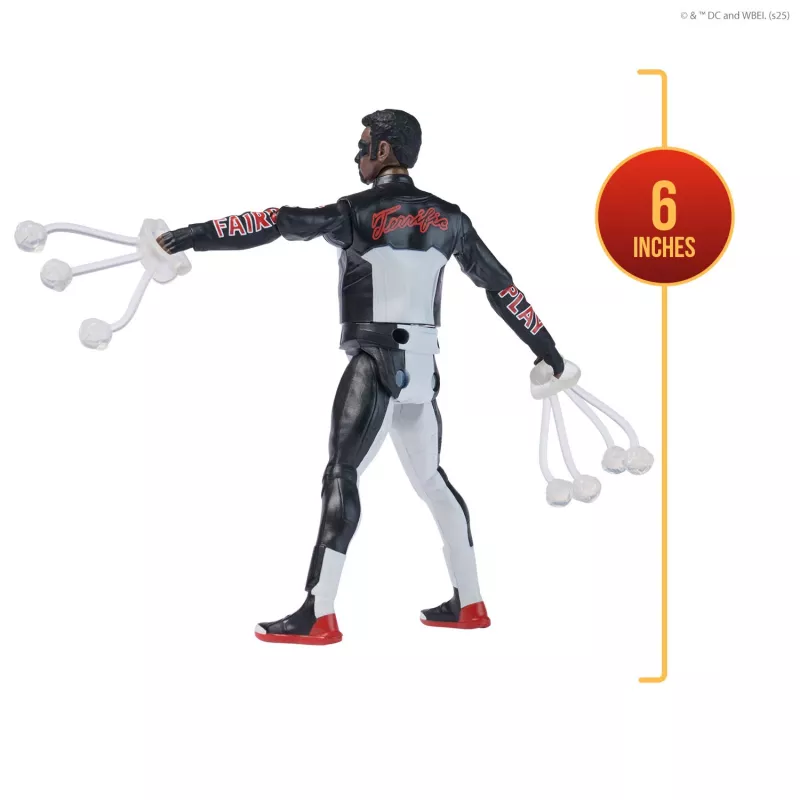 DC Comics, SUPERMAN, Mr. Terrific, Epic Strike Action Figure, 15 cm gara, autentisks filmas stils, 2 piederumi, rotaļlietas zēniem un meitenēm no 4 gadu vecuma