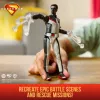 DC Comics, SUPERMAN, Mr. Terrific, Epic Strike Action Figure, 15 cm gara, autentisks filmas stils, 2 piederumi, rotaļlietas zēniem un meitenēm no 4 gadu vecuma