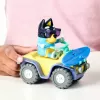 Moose Toys Bluey S9 figūriņas un transportlīdzekļa komplekts Pludmales kvadracikls ar Bandit