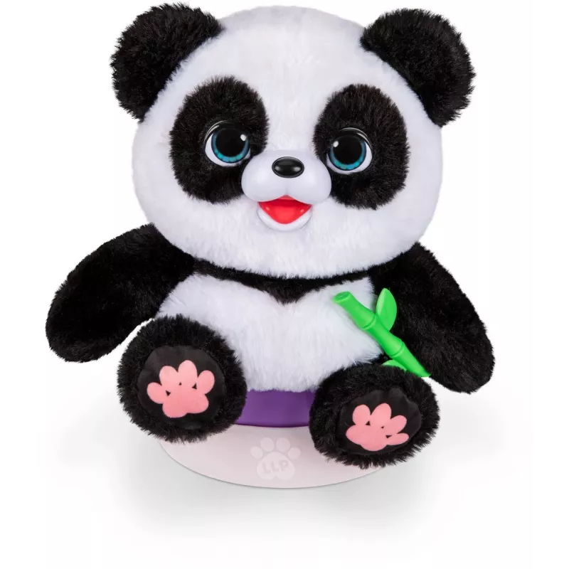 Moose Toys Little Live Pets My Baby Panda Chuchu, rotaļlietu panda, 4 gadi, interaktīva, skanoša, AA
