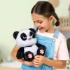 Moose Toys Little Live Pets My Baby Panda Chuchu, rotaļlietu panda, 4 gadi, interaktīva, skanoša, AA