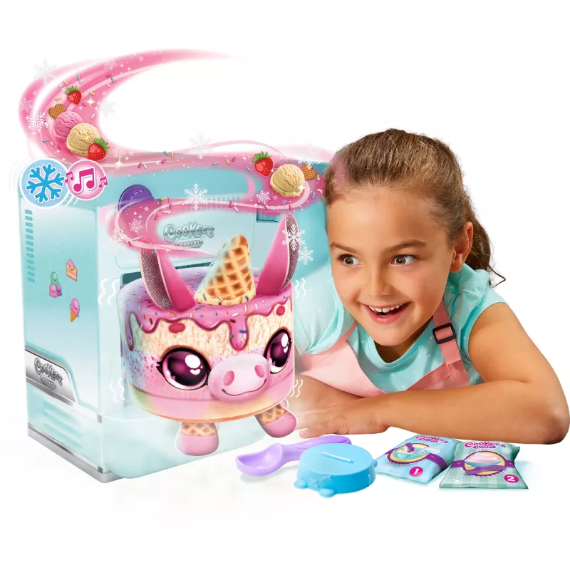 Moose Toys Cookeez Makery Freezy Cakez, zēnam/meitenei, 5 gadi, skaņas efekts