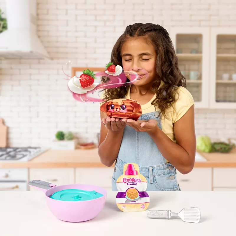 Moose Toys Cookeez Makery Pancake, rotaļlietu ēdiens, 5 g.