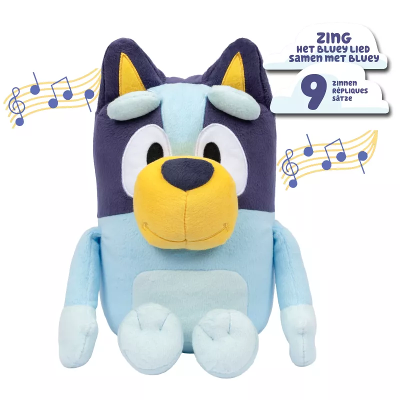Moose Toys Pratende BLUEY, multfilmu varonis, 3 gadi, skanoša, AA, iekļautas baterijas