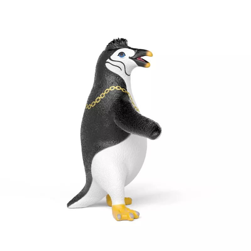 schleich Juri pingvīns ar kaklarotu, 3 gadi, Daudzkrāsaina, Plastmasa