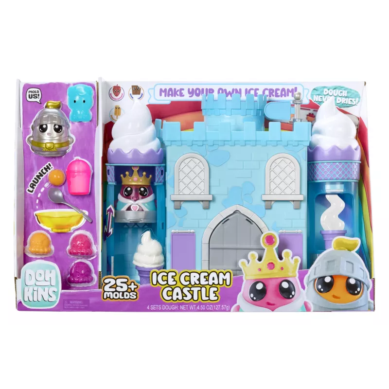 MGA Entertainment DohKins Ice Cream Castle modelējamā māla komplekts 127,57 g Daudzkrāsains