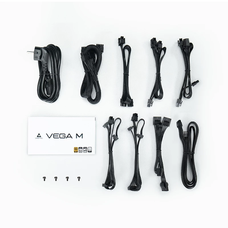Chieftec Vega PPG-1000-C barošanas bloks 1000 W 24-pin ATX ATX Balts