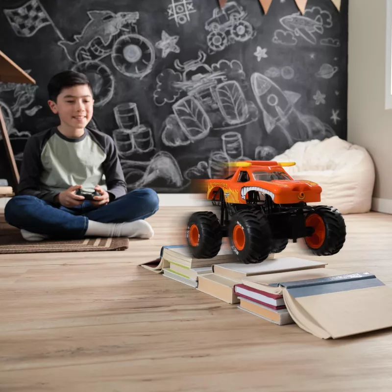 Monster Jam , El Toro Loco RC Monster Truck ar miglas efektiem, mērogā 1:15, rotaļlietas zēniem un meitenēm no 3 gadu vecuma