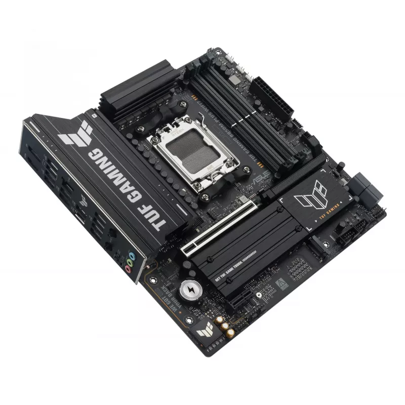 Mātesplate ASUS TUF GAMING B850M-PLUS WIFI7 micro ATX, AMD B850, Socket AM5, DDR5, 4 DIMM, 256GB, Wi‑Fi 7, 2.5Gb LAN