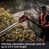 Bezvada teleskopiskās dzīvžoga šķēres EINHELL GP-HH 18/50 Li T BL-Solo — 18 V, 50 cm griešanas sliedes, teleskopiska sniedzamība