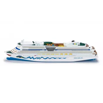 Pasažieru kuģa modelis Siku Cruiseliner Aida, salikts, mērogs 1:1400, 226×54×75 mm