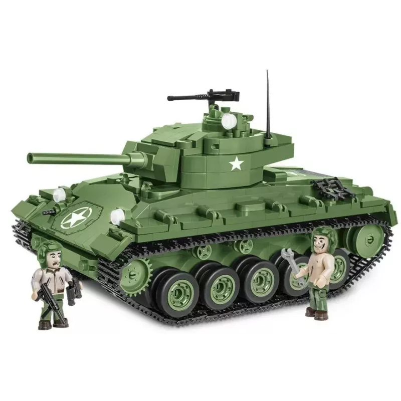 Būvbloku tanks Cobi M24 Chaffee 1:35 mēroga modelis, Cobi-2543