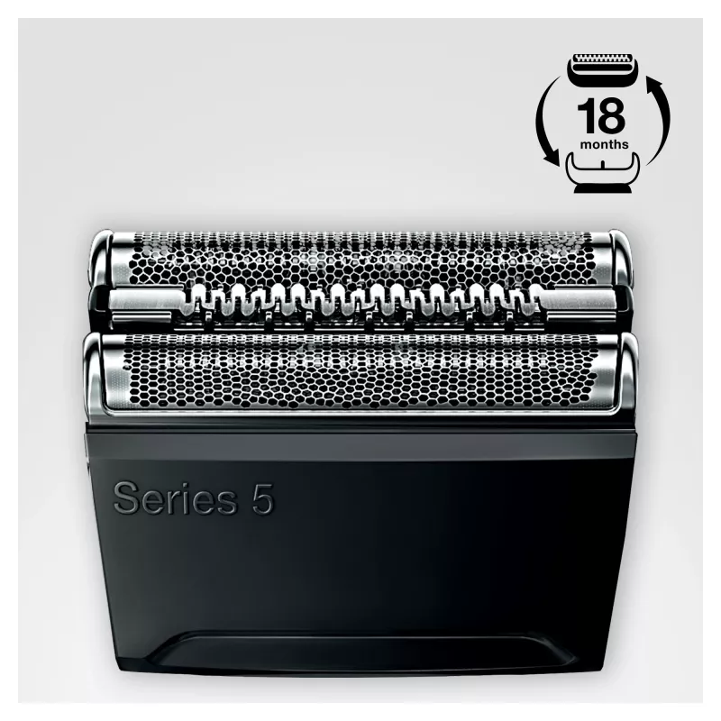 Braun Series 5 52B elektriskā skuvekļa galviņas rezerves kasete – melna