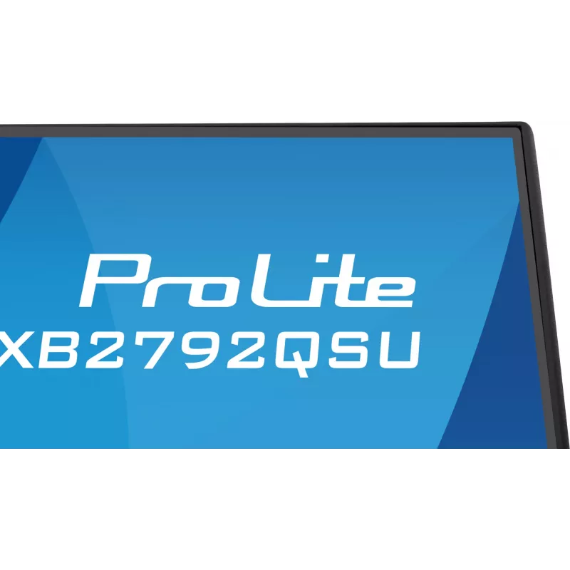 Monitors IIYAMA ProLite XB2792QSU-B1 27” IPS QHD 2560×1440 3 ms 178° VESA augstumā regulējams statīvs USB 3.2 centrmezgls skaļruņi melns enerģijas klase B