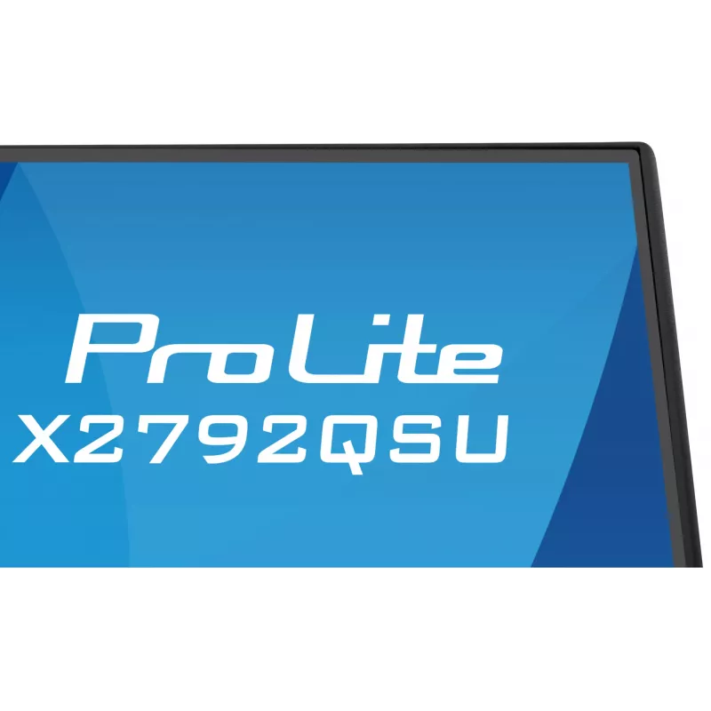 iiyama ProLite X2792QSU-B1 datora monitors 68.6 cm (27 colli) 2560 x 1440 pikseļi Quad HD LED Melns