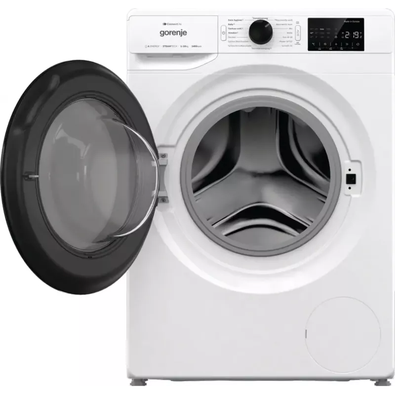 Gorenje WPNEI14A2TS veļas mazgājamā mašīna ar priekšējo ielādi 10 kg 1400 RPM melna, balta