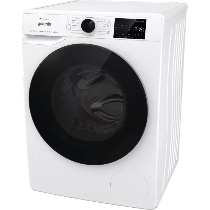 Gorenje WPNEI14A2TS veļas mazgājamā mašīna ar priekšējo ielādi 10 kg 1400 RPM melna, balta
