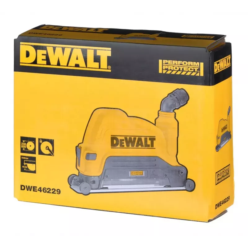 Leņķa slīpmašīna DeWalt DWE46229-XJ 230 mm 2600 W — rokas elektroinstruments griešanai un slīpēšanai