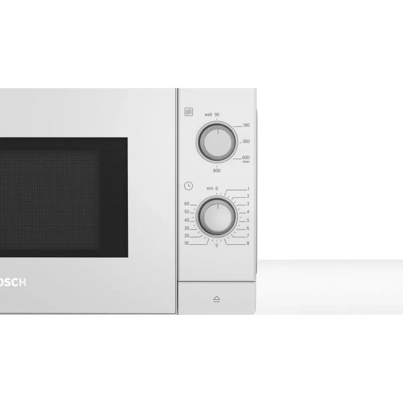 Bosch Serie 2 FL020MW0 Balts Solo mikroviļņu krāsns Uz galda novietojams 20 L 800 W