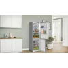 Bosch Serie 4 KGN362LAF ledusskapis ar saldētavu Brīvstāvošs 321 L Metālisks