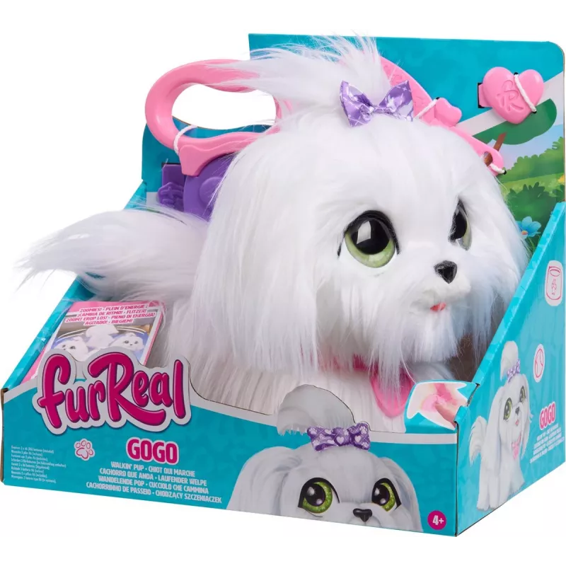 FurReal Gogo staigājošais kucēns, zēnam/meitenei, no 4 gadiem, skaņas efekti