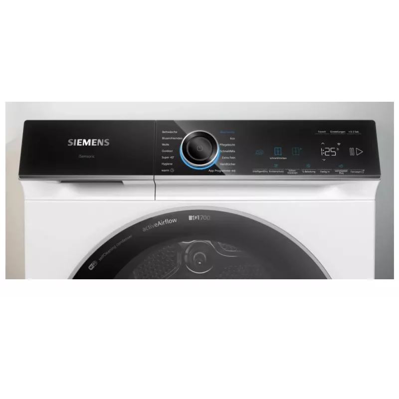 Siemens WR47B2C40 veļas žāvētājs Brīvstāvošs Ielādēšana no priekšpuses 9 kg Balts