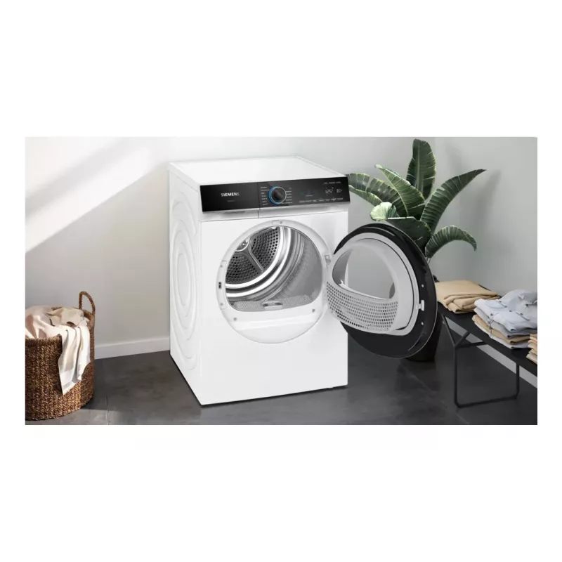 Siemens WR47B2C40 veļas žāvētājs Brīvstāvošs Ielādēšana no priekšpuses 9 kg Balts