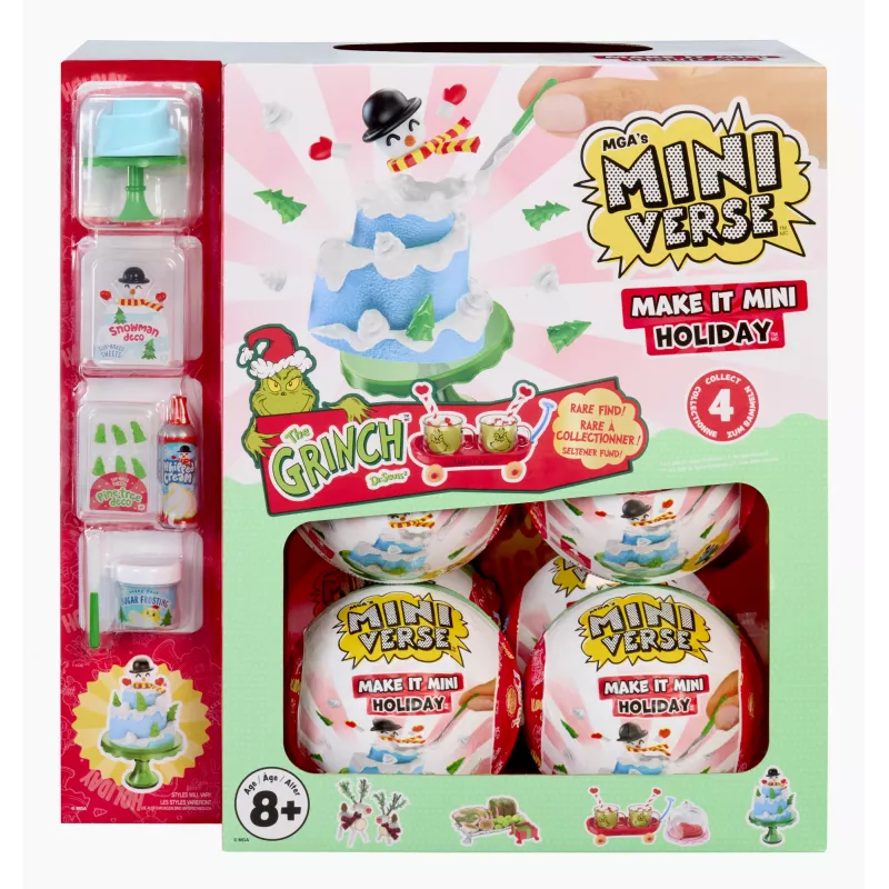 Miniverse Make It Mini Holiday, 8 gadi, Daudzkrāsains, Plastmasa