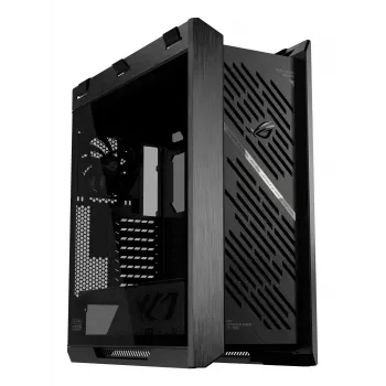 PC korpuss ASUS ROG Strix Helios II Midi Tower — ATX/Midi Tower, rūdīts stikls, 420mm GPU, 3x140mm priekšējie ventilatori, USB-C