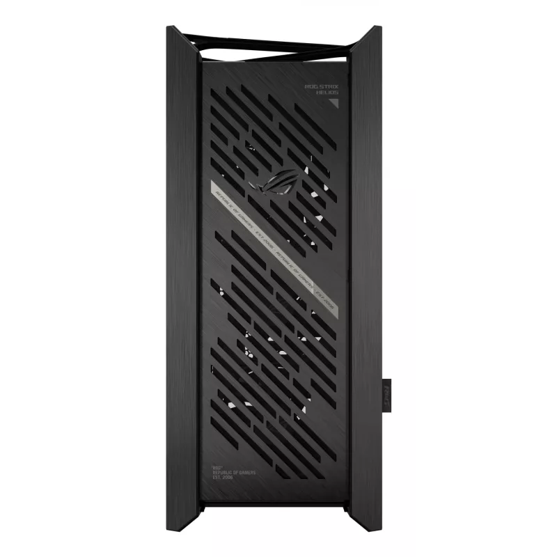 PC korpuss ASUS ROG Strix Helios II Midi Tower — ATX/Midi Tower, rūdīts stikls, 420mm GPU, 3x140mm priekšējie ventilatori, USB-C