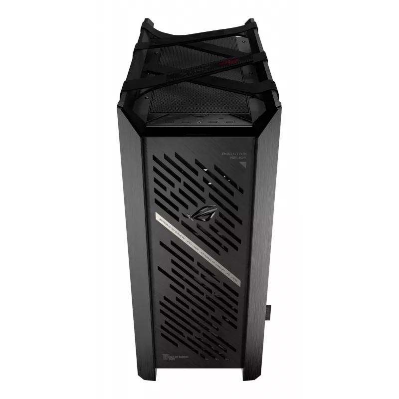 PC korpuss ASUS ROG Strix Helios II Midi Tower — ATX/Midi Tower, rūdīts stikls, 420mm GPU, 3x140mm priekšējie ventilatori, USB-C