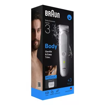 Braun Series 3 BG3530 ķermeņa kopšanas ierīce/skūšanās ierīce, pelēka