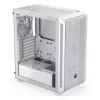 PC Midi Tower korpuss ENDORFY ARX 500 ARGB balta — rūdīts stikls, atbalsta ATX/Micro-ATX/Mini-ITX, 3x140mm priekšā + 1x140mm aizmugurē, 1×3,5 collu + 6×2,5 collu nodalījumi
