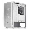 PC Midi Tower korpuss ENDORFY ARX 500 ARGB balta — rūdīts stikls, atbalsta ATX/Micro-ATX/Mini-ITX, 3x140mm priekšā + 1x140mm aizmugurē, 1×3,5 collu + 6×2,5 collu nodalījumi