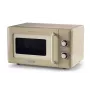 Ariete Vintage Line 3960 Vintage mikroviļņu krāsns, 800W, tilpums 20L, 3 funkcijas, 5 gatavošanas līmeņi, taimeris, smilškrāsas