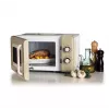 Ariete Vintage Line 3960 Vintage mikroviļņu krāsns, 800W, tilpums 20L, 3 funkcijas, 5 gatavošanas līmeņi, taimeris, smilškrāsas