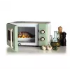 Ariete Vintage Line 3960 Vintage mikroviļņu krāsns, 800 W, ietilpība 20 L, 3 funkcijas, 5 gatavošanas līmeņi, taimeris, zaļa