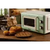 Ariete Vintage Line 3960 Vintage mikroviļņu krāsns, 800 W, ietilpība 20 L, 3 funkcijas, 5 gatavošanas līmeņi, taimeris, zaļa