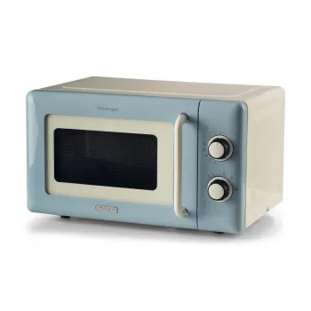 Ariete Vintage Line 3960 Vintage mikroviļņu krāsns, 800W, ietilpība 20L, 3 funkcijas, 5 gatavošanas līmeņi, taimeris, zila