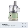 Virtuves kombains ARIETE Vintage Line 1781/04 — 1000 W, 2,1 L, zaļš