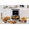 Ariete 4630 Gaisa cepeškrāsns 9L, 1300W, Tilpums 9L, Gatavošanas tilpums 2,5 kg, 8 iepriekš iestatītas programmas, Temperatūra līdz 200°, Caurspīdīgs grozs gatavošanas kontrolei, Balta