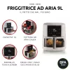 Ariete 4630 Gaisa cepeškrāsns 9L, 1300W, Tilpums 9L, Gatavošanas tilpums 2,5 kg, 8 iepriekš iestatītas programmas, Temperatūra līdz 200°, Caurspīdīgs grozs gatavošanas kontrolei, Balta