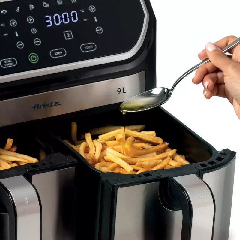 Karstā gaisa fritieris Ariete 4625/00 9 L 2100 W Melns Sudrabs
