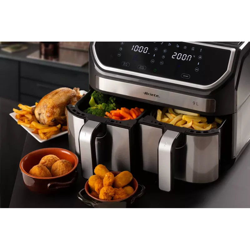 Karstā gaisa fritieris Ariete 4625/00 9 L 2100 W Melns Sudrabs