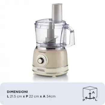 Ariete Vintage Line 1781/03 virtuves kombains 1000 W 2,1 L Bēšs