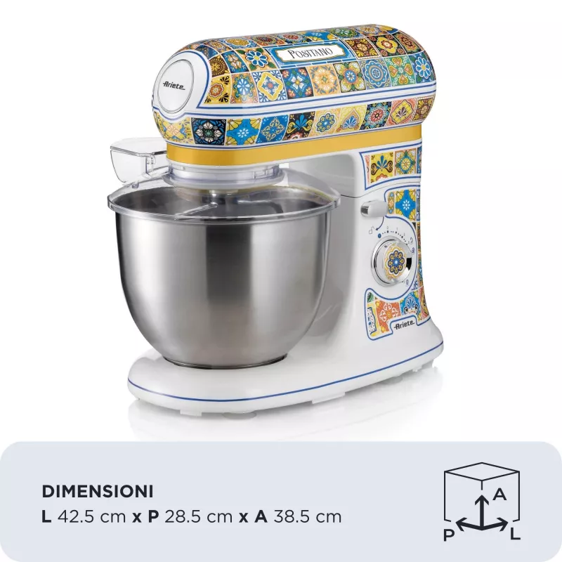 Statīvais mikseris Ariete 1588/0P 1200 W Daudzkrāsains Dzeltens