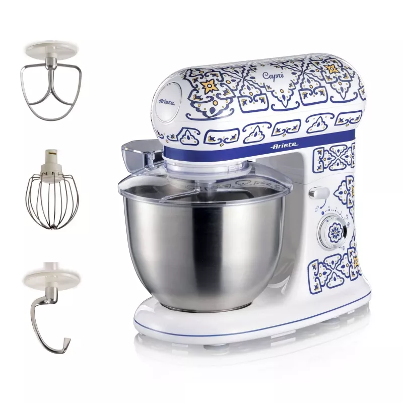 Ariete 1588 Capri maisītājs, planetārais, 7 ātrumi, 2400 W, 5,5 litri, nerūsējošā tērauda bļoda