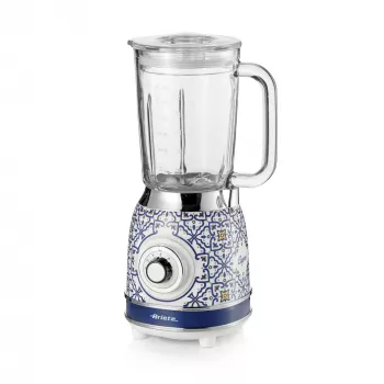 Ariete 583 Capri blenderis ar 1,5 litru stikla trauku, 4 nerūsējošā tērauda asmeņiem, 4 ātrumiem + pulsa funkcija, 1000 W